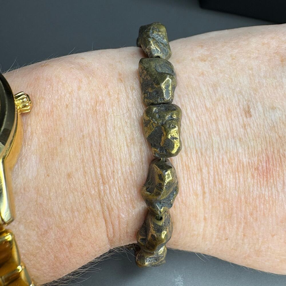 Tat 2 Bracelet Bronze Stretch Bracelet Adjustable Bracelet